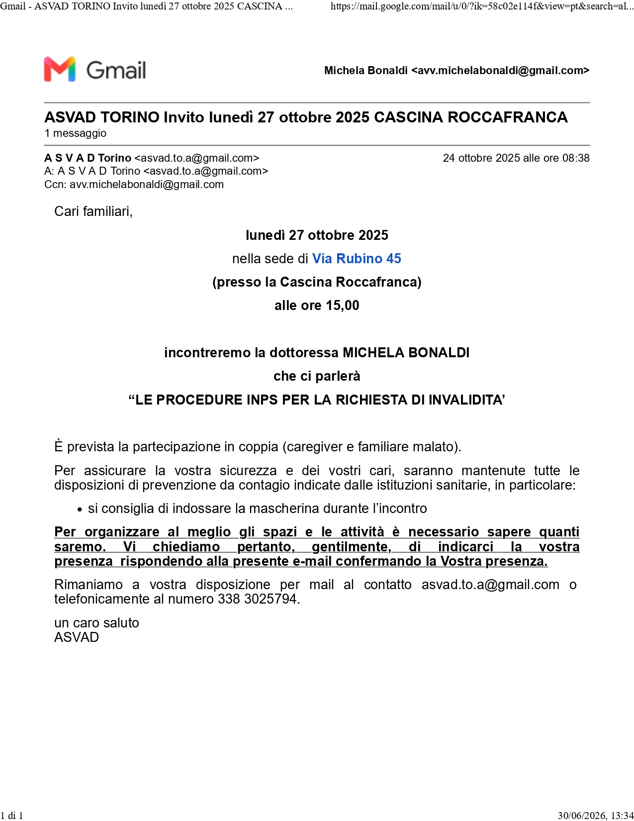 Gmail - ASVAD TORINO Invito lunedì 27 ottobre 2025 CASCINA ROCCAFRANCA_pages-to-jpg-0001